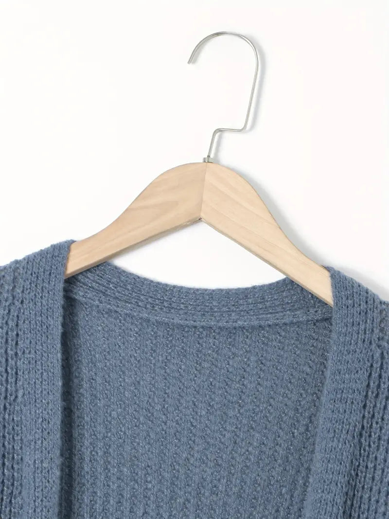 ARIANNAâ„¢ RIBBED CARDIGAN