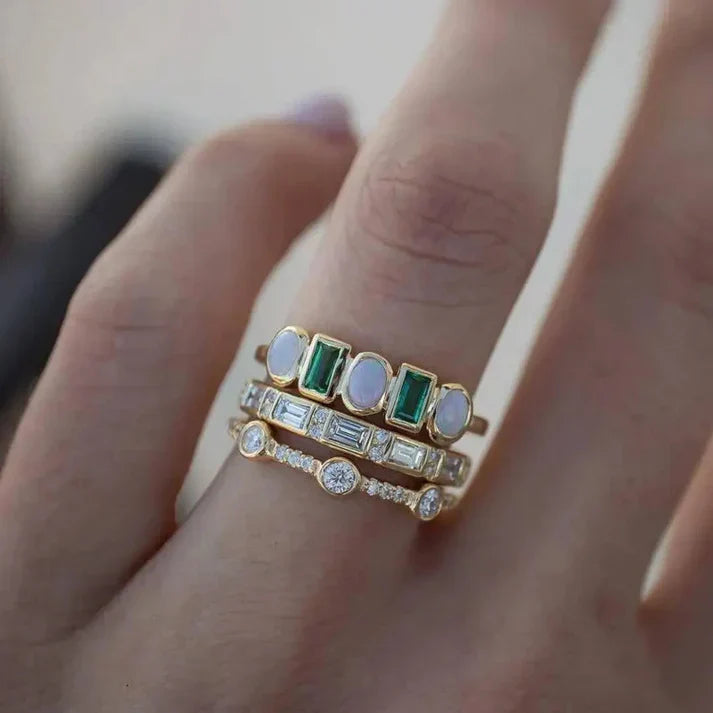 OPAL GARDEN VINTAGE RINGS