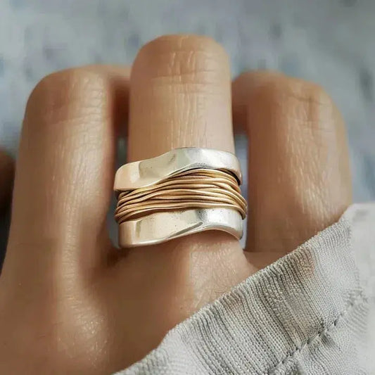 RONDA™ SILVER & GOLD RING