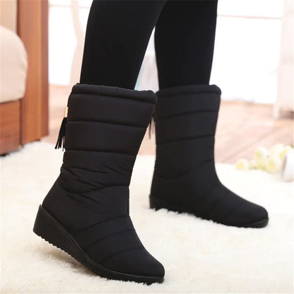 LIVIA™ WATERPROOF WINTER WARM COTTON BOOTS