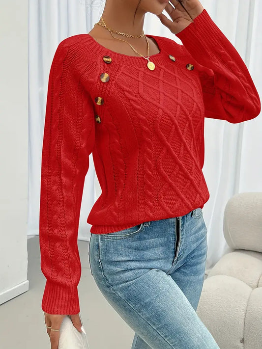 AVANI™ CABLE-KNIT SWEATER