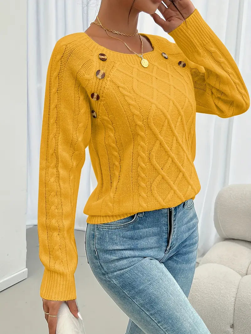AVANI™ CABLE-KNIT SWEATER
