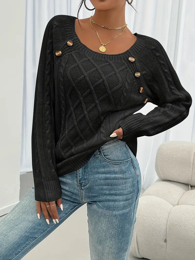 AVANI™ CABLE-KNIT SWEATER