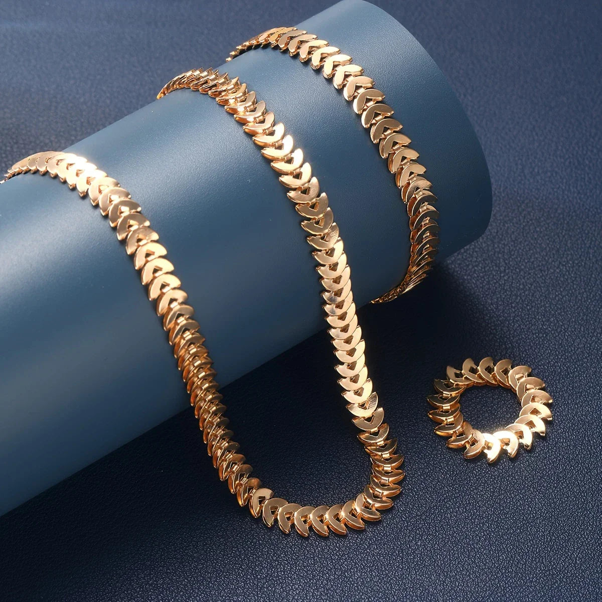 SOLARA BLOOM™ — 3PCS WOMEN’S NECKLACE, BRACELET & RING SET