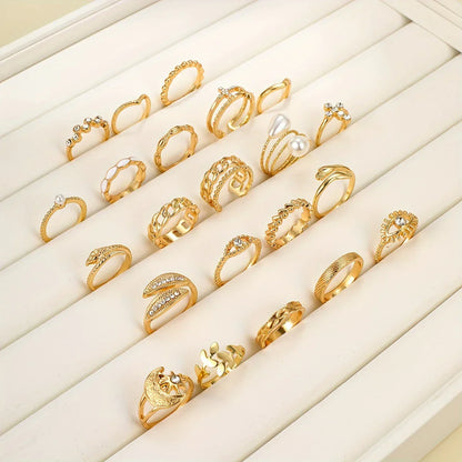 LUNARA VAULT™ — 22PCS VINTAGE MIX & MATCH RING SET