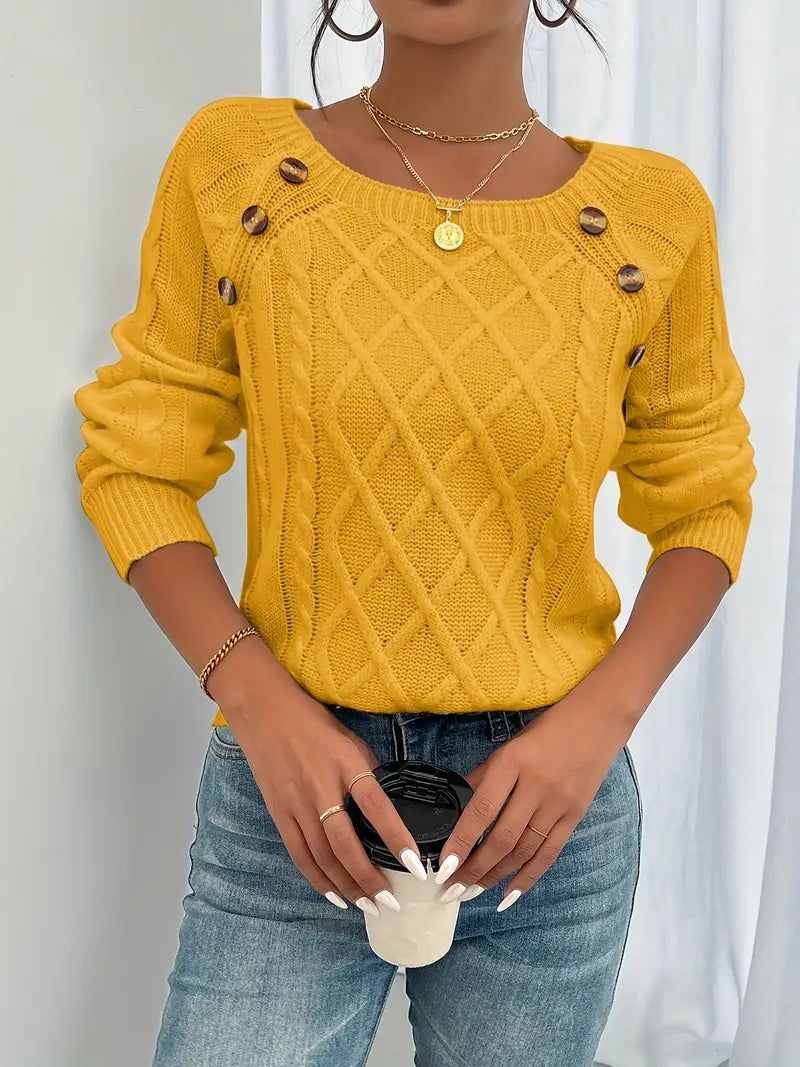 AVANI™ CABLE-KNIT SWEATER