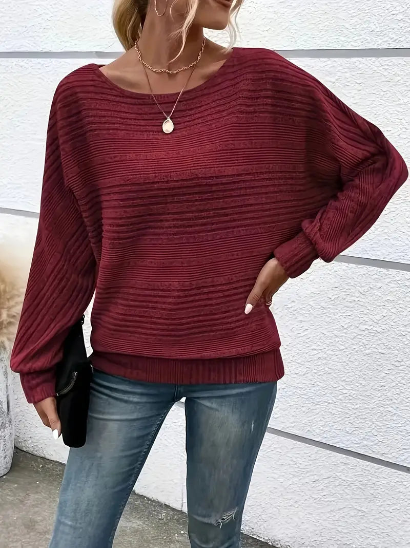 SOFIA™ BATWING PULLOVER SWEATER