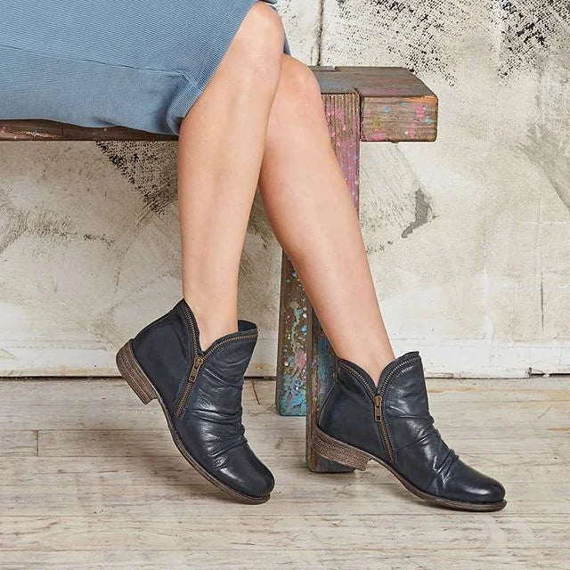 WOMEN ZIPPER WATERPROOF ANKLE ARCH SUPPORT BOOTS 2025