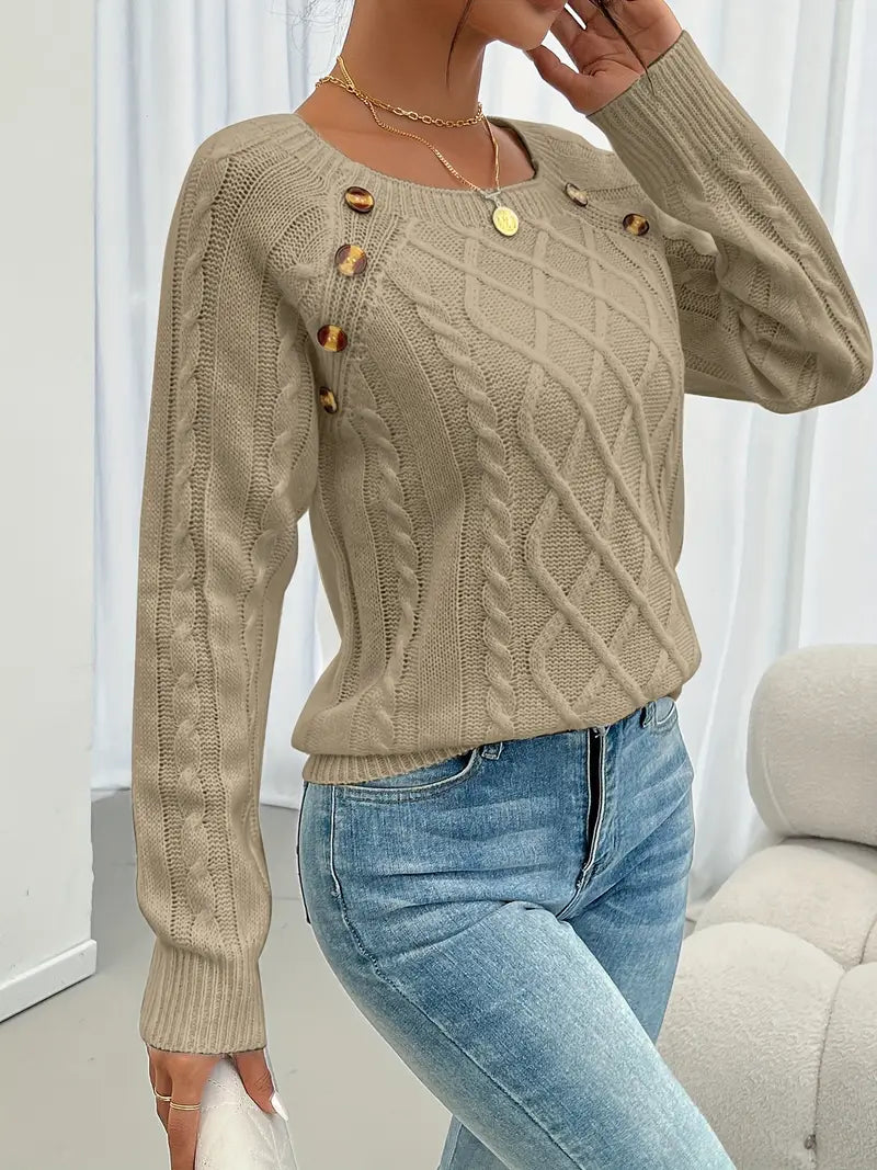 AVANI™ CABLE-KNIT SWEATER