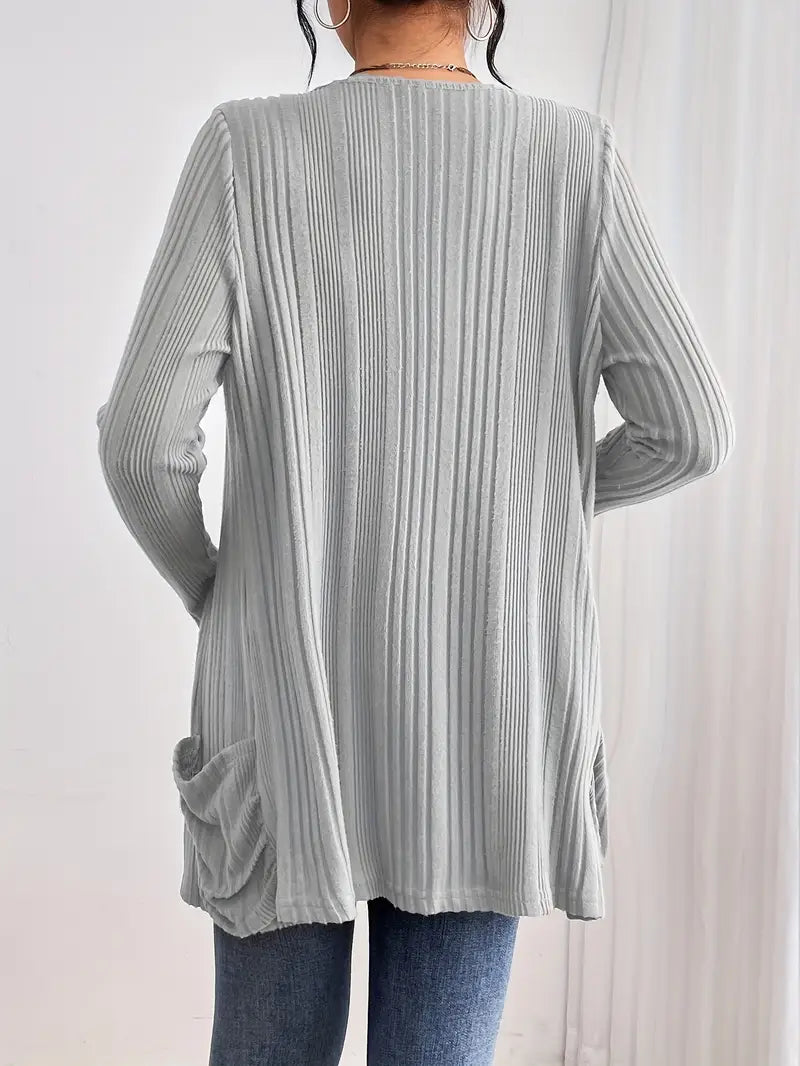ZOEY™ RIBBED CARDIGAN