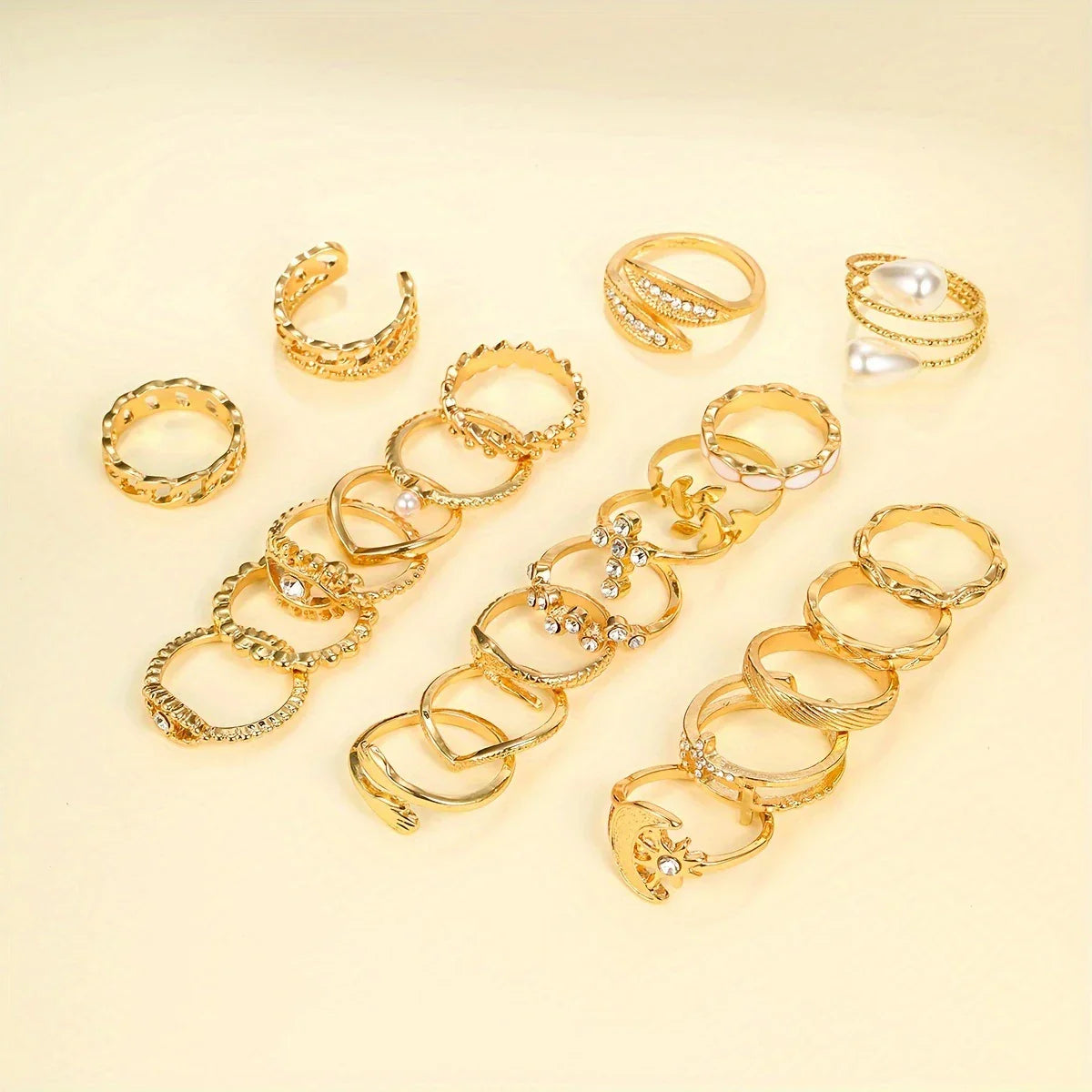 LUNARA VAULT™ — 22PCS VINTAGE MIX & MATCH RING SET