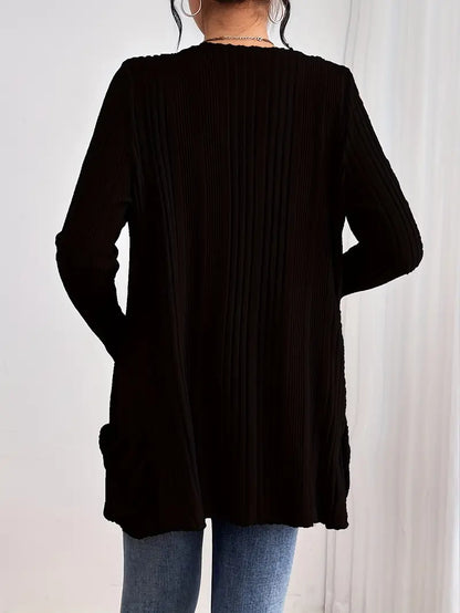 ZOEY™ RIBBED CARDIGAN