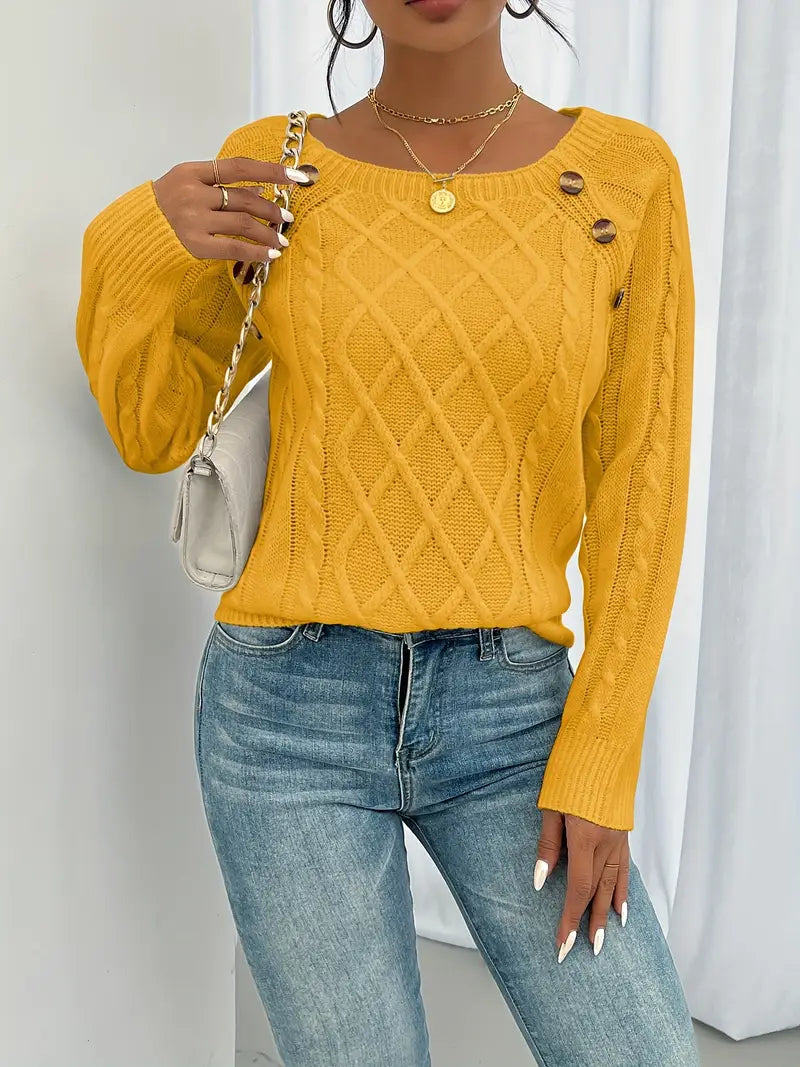 AVANI™ CABLE-KNIT SWEATER