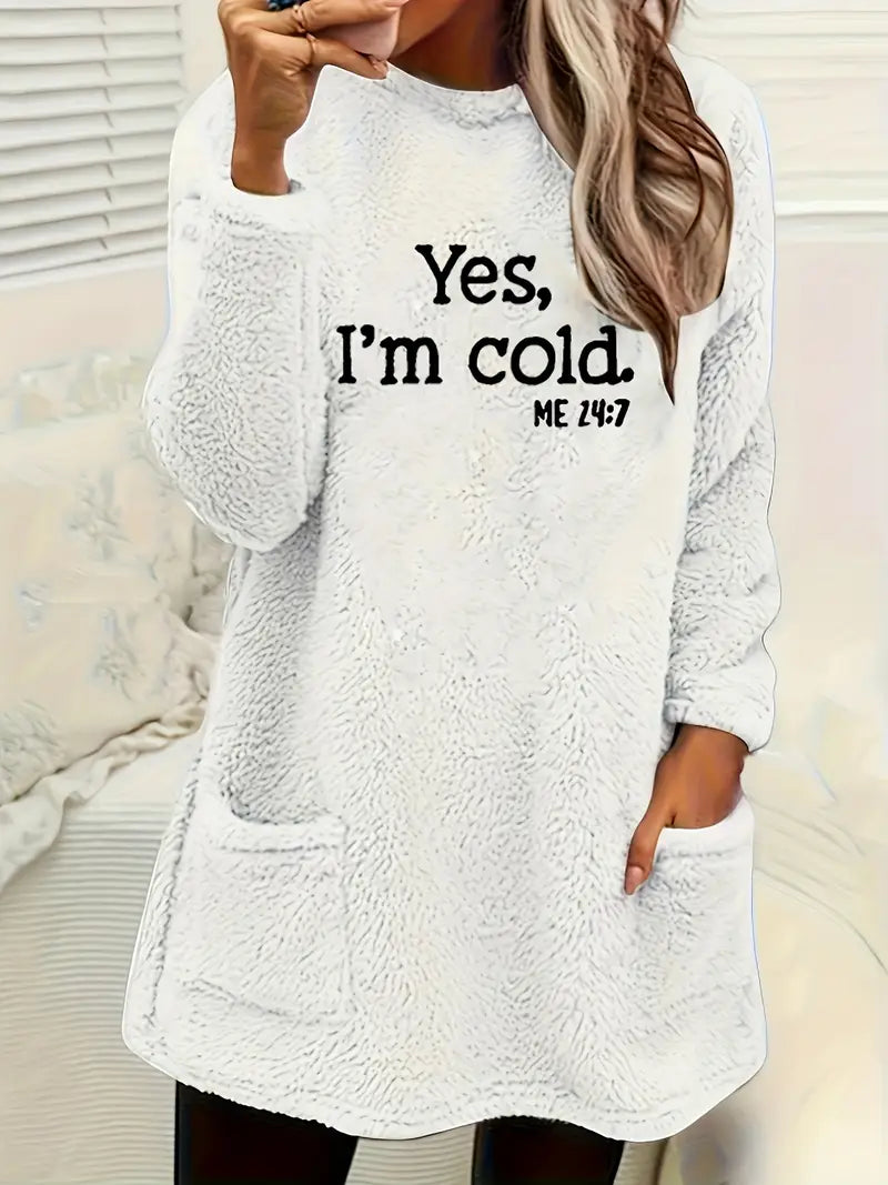 COCOA™ "YES I'M COLD" SWEATSHIRT
