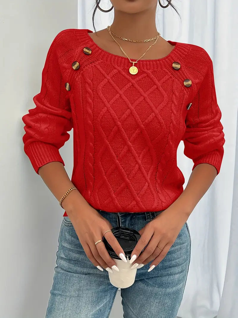 AVANI™ CABLE-KNIT SWEATER
