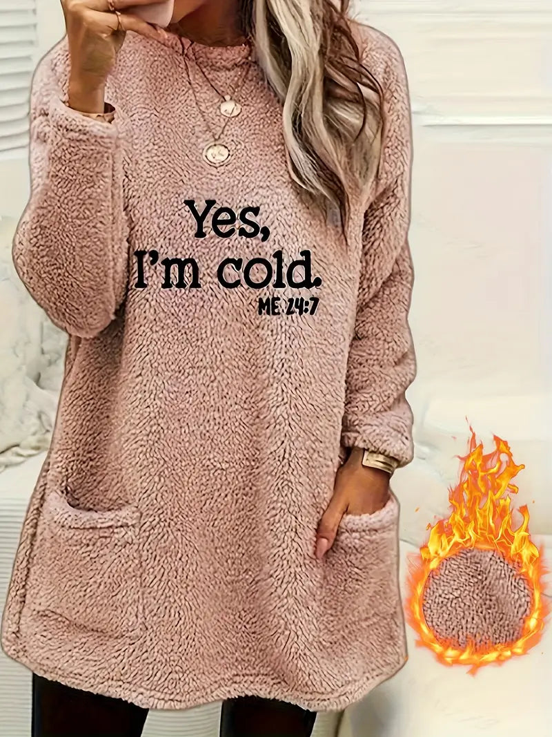 COCOA™ "YES I'M COLD" SWEATSHIRT