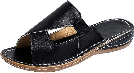 WOMEN CASUAL SUMMER COMFY SLIP ON SANDALS 2025