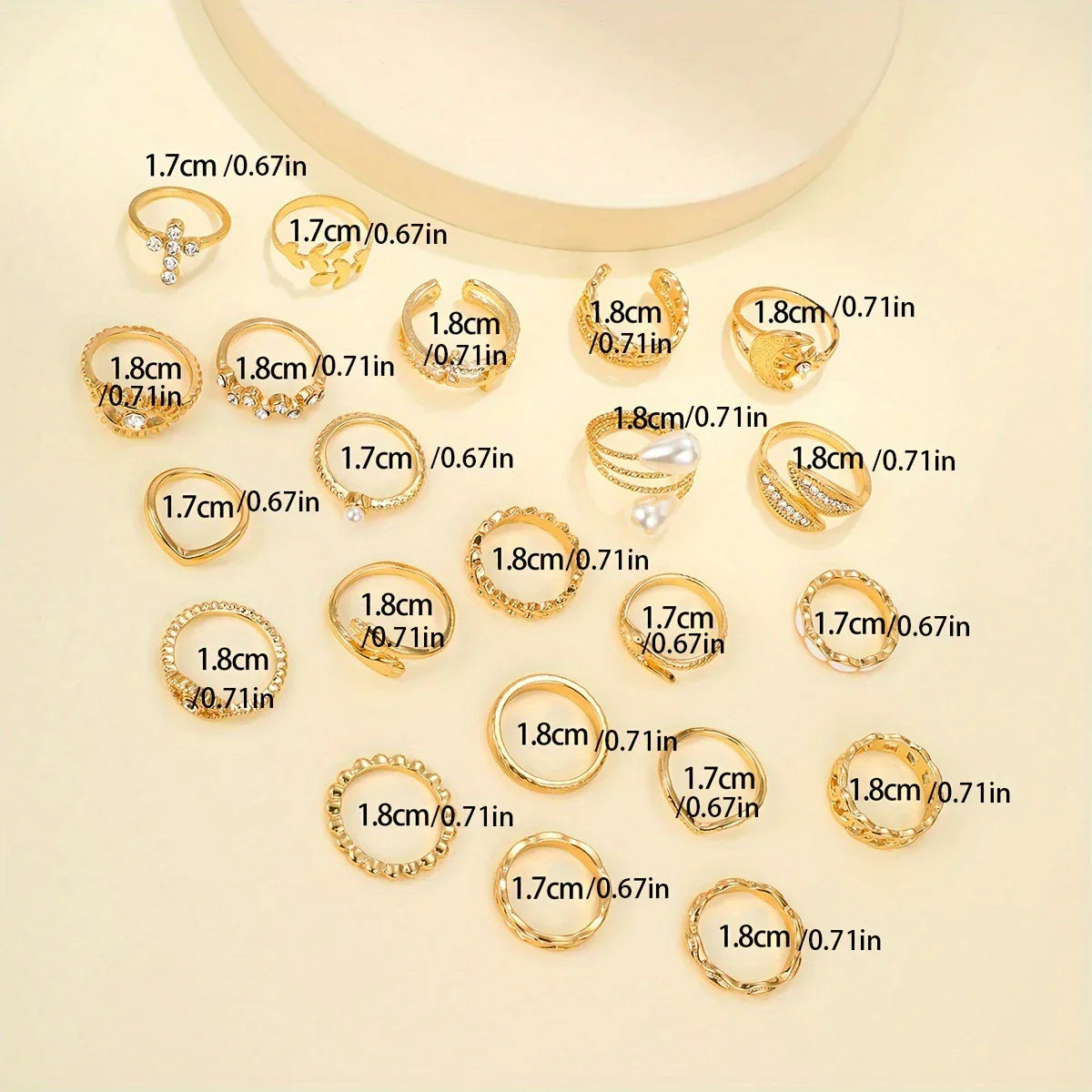 LUNARA VAULT™ — 22PCS VINTAGE MIX & MATCH RING SET