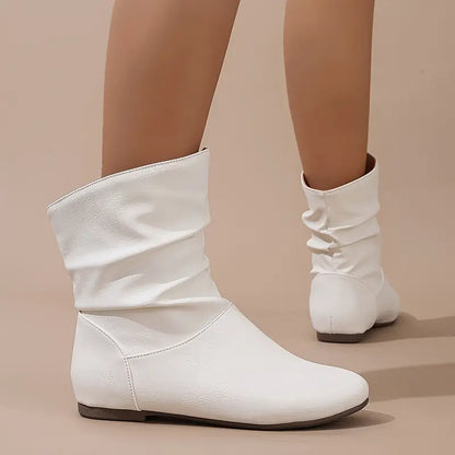 WINDSOR™ COMFY SLIP-ON LEATHER WATERPROOF ANKLE BOOTS
