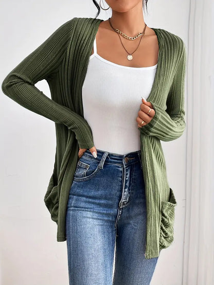 ZOEY™ RIBBED CARDIGAN