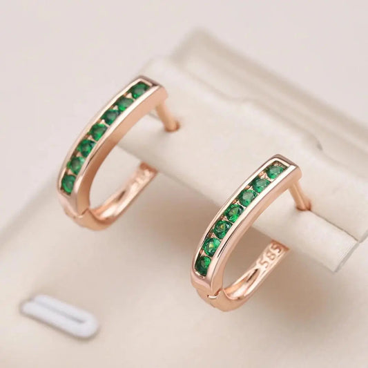 VERDE AURA DIAMOND EARRINGS