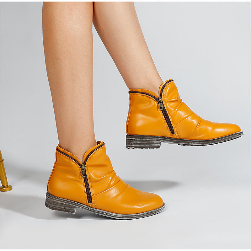 WOMEN ZIPPER WATERPROOF ANKLE ARCH SUPPORT BOOTS 2025