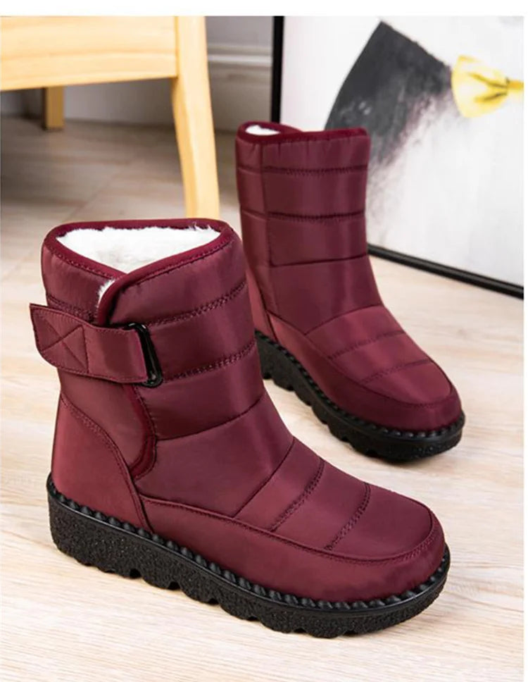 ADELE™ CHUNKY WATERPROOF ANKLE SNOW BOOTS