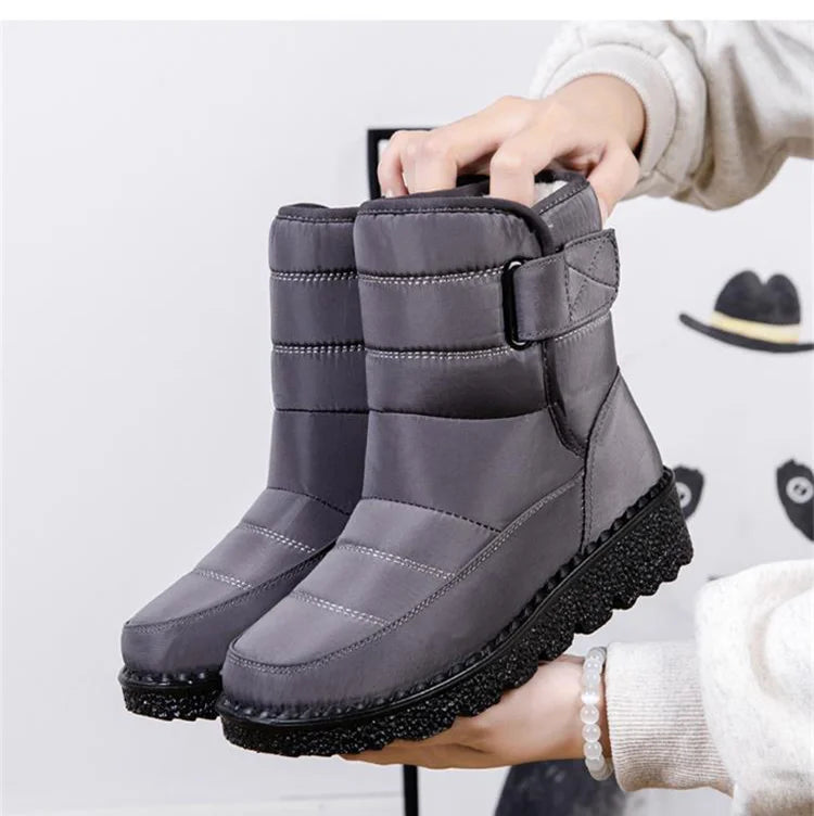 ADELE™ CHUNKY WATERPROOF ANKLE SNOW BOOTS