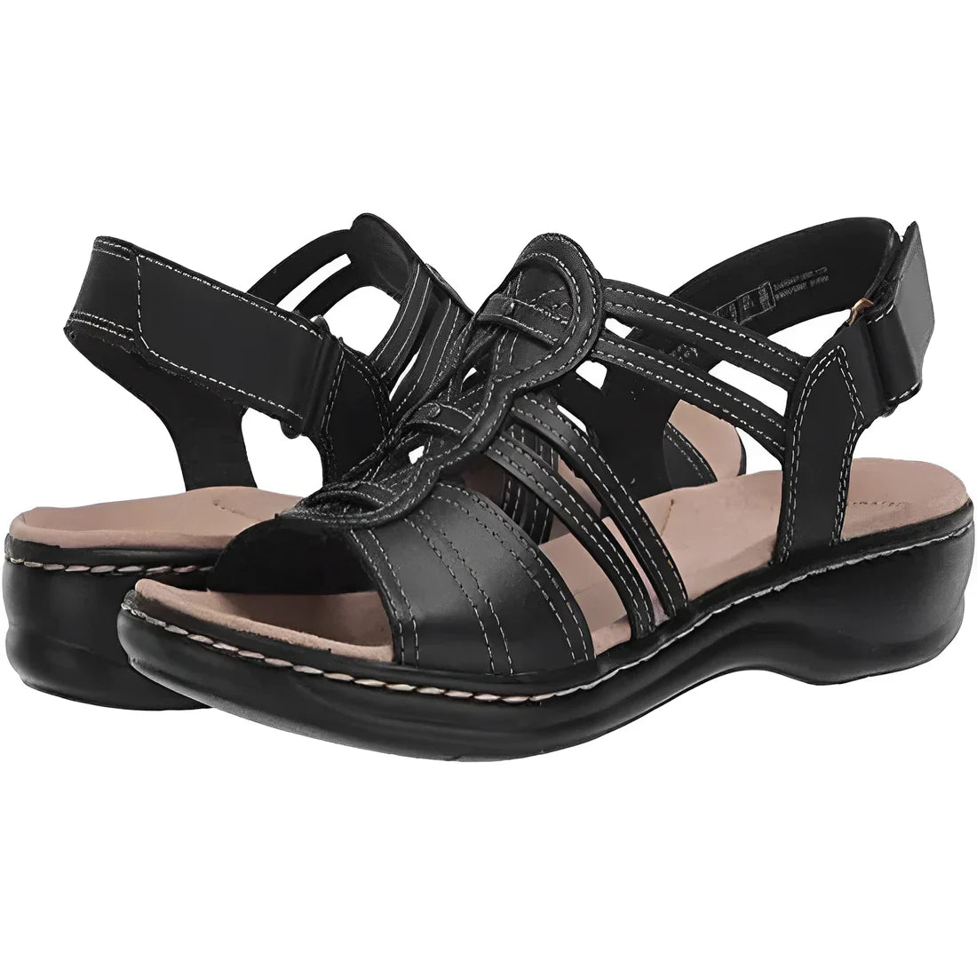 WOMEN'S PREMIUM LEATHER ORTHOPEDIC SANDALS WITH ARCH SUPPORT - 2025 BEST SELLER