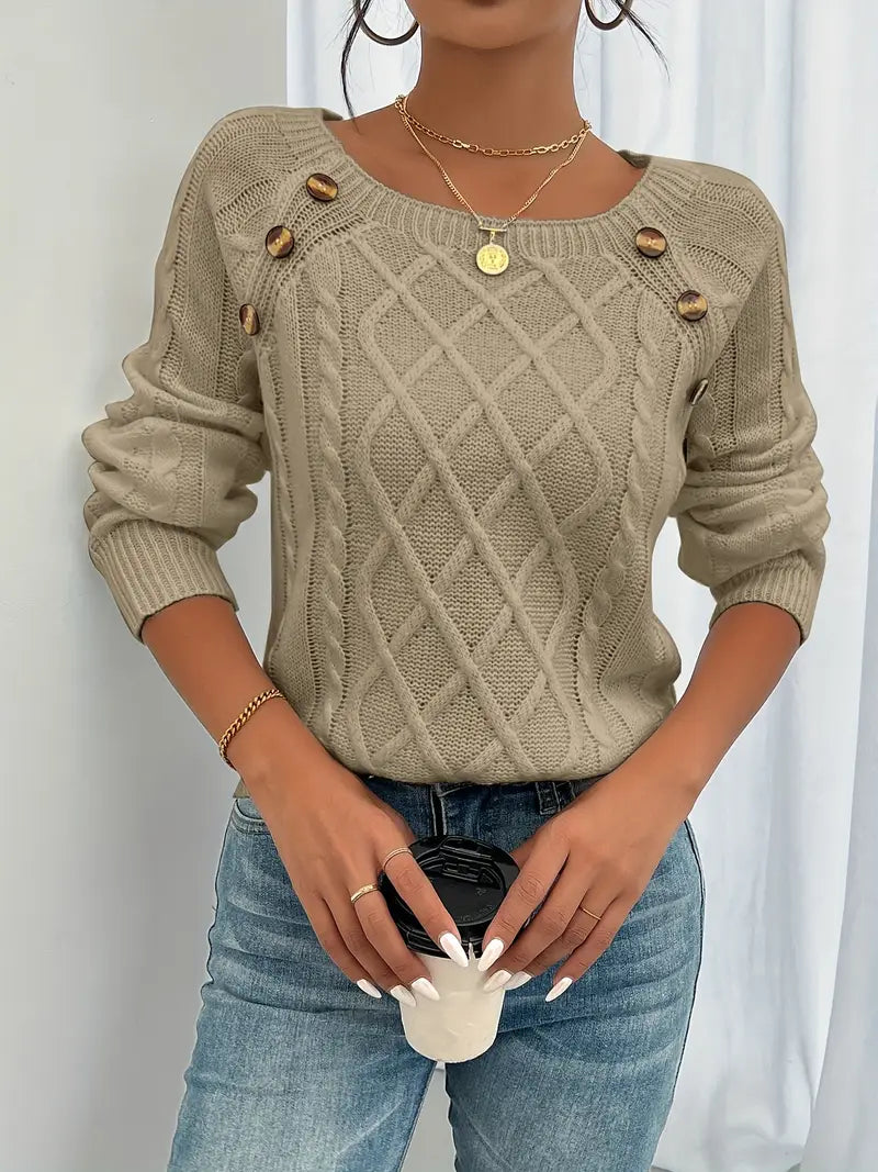 AVANI™ CABLE-KNIT SWEATER