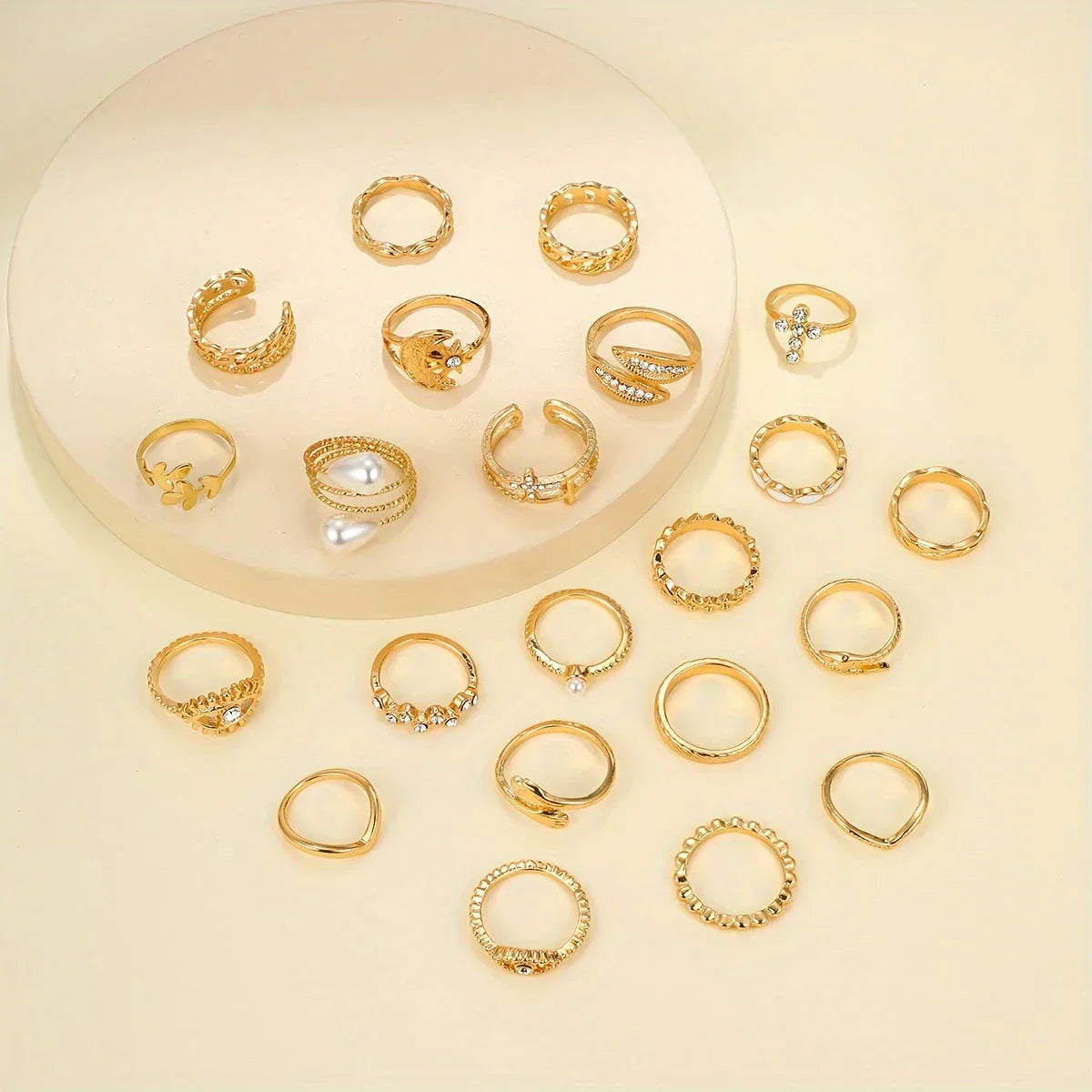 LUNARA VAULT™ — 22PCS VINTAGE MIX & MATCH RING SET