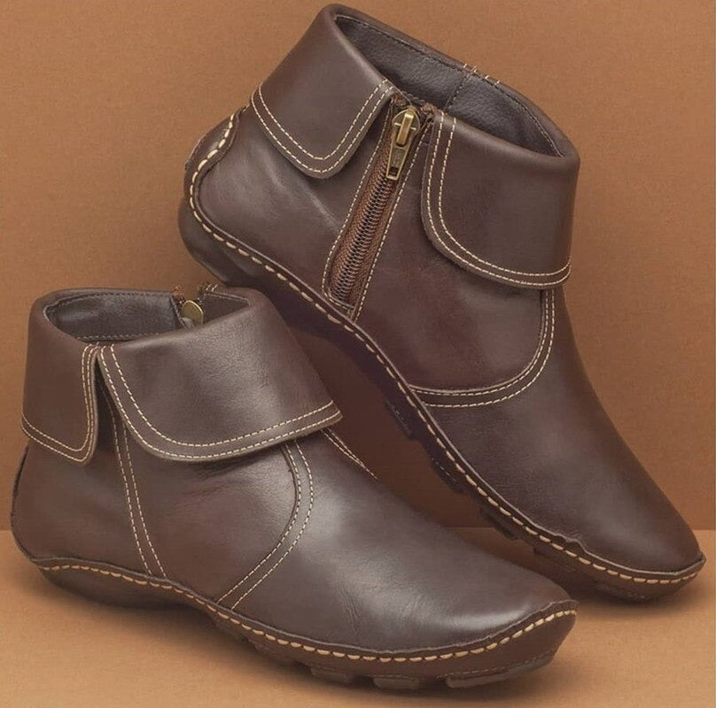 PREMIUM ORTHOPEDIC & SUPER COMFY WATERPROOF ANKLE BOOTS WITH ARCH SUPPORT