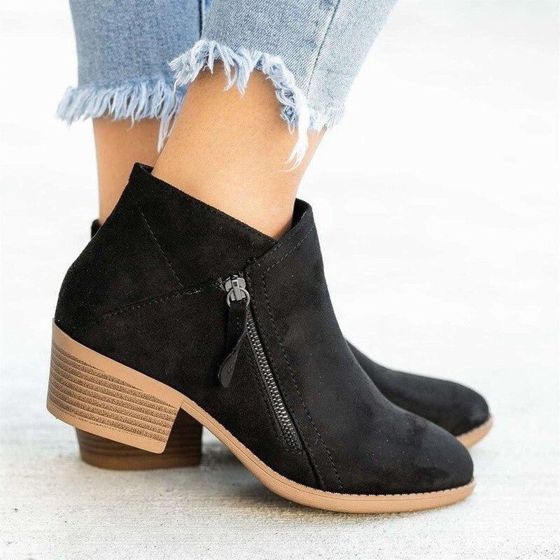 PREMIUM LADIES ORTHOPEDIC HEELED BOOTS