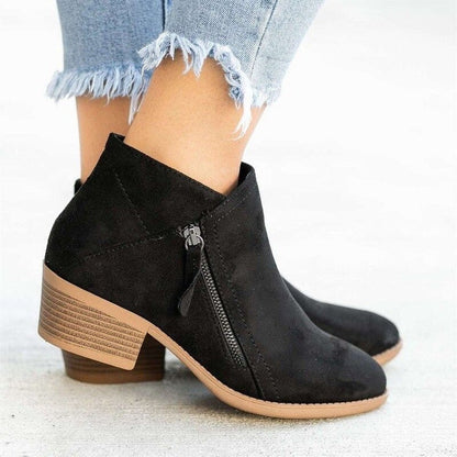 PREMIUM LADIES ORTHOPEDIC HEELED BOOTS