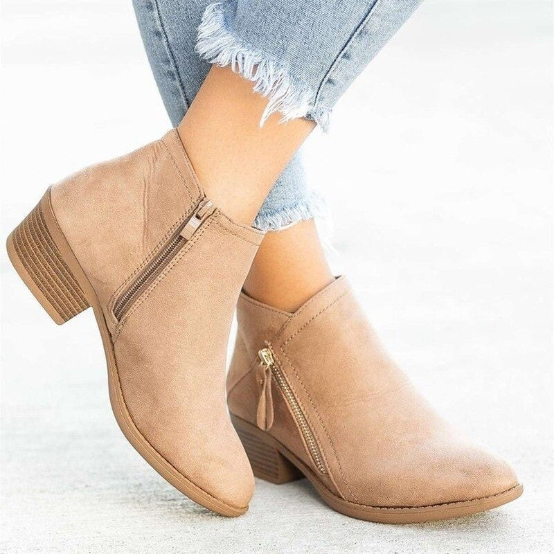 PREMIUM LADIES ORTHOPEDIC HEELED BOOTS