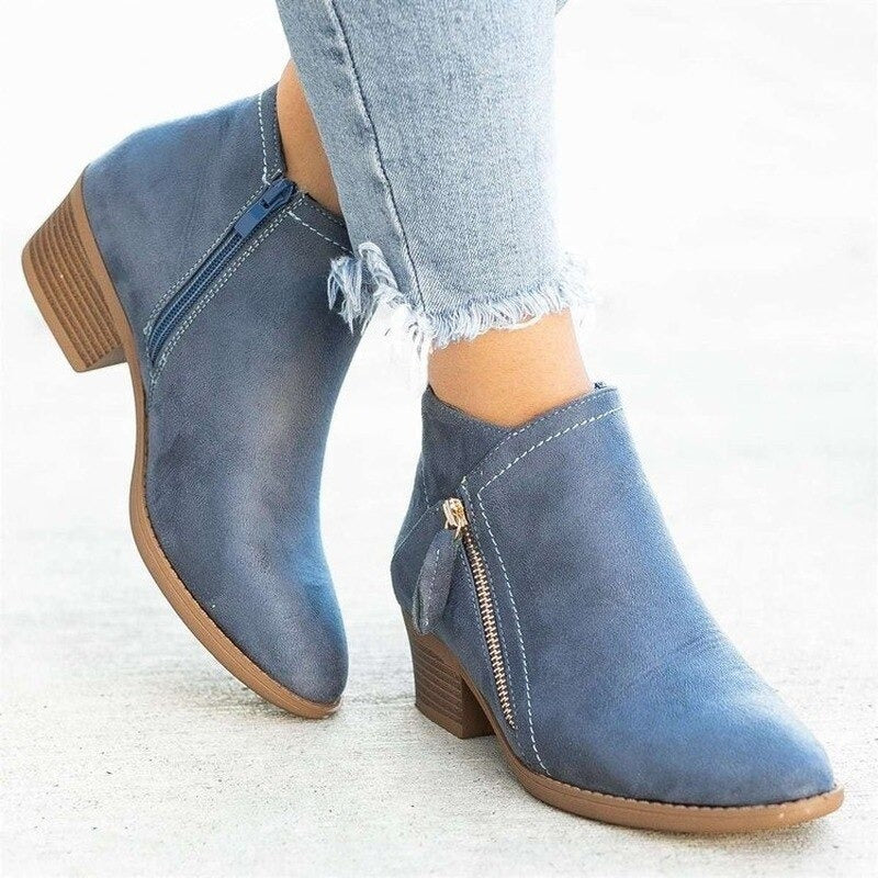 PREMIUM LADIES ORTHOPEDIC HEELED BOOTS