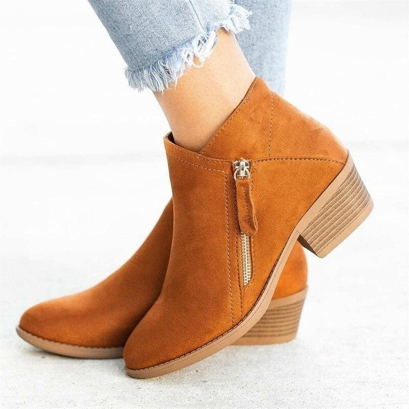 PREMIUM LADIES ORTHOPEDIC HEELED BOOTS