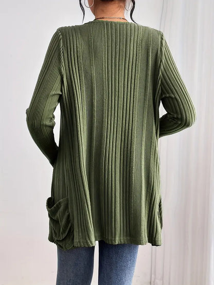 ZOEY™ RIBBED CARDIGAN