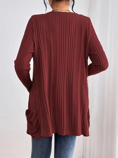 ZOEY™ RIBBED CARDIGAN