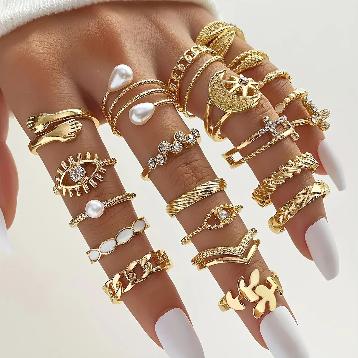 LUNARA VAULT™ — 22PCS VINTAGE MIX & MATCH RING SET