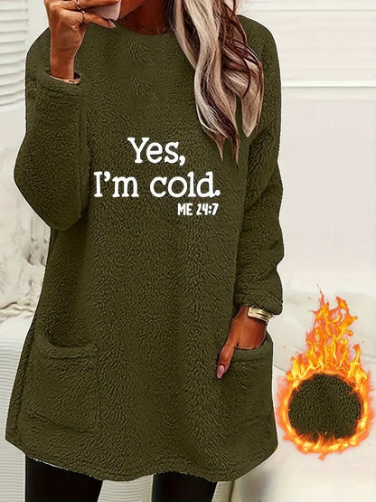 COCOA™ "YES I'M COLD" SWEATSHIRT