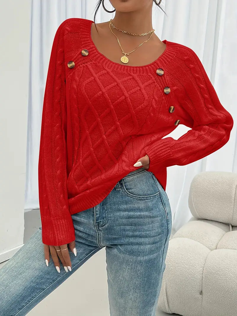 AVANI™ CABLE-KNIT SWEATER